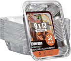 9x13 Aluminum Pans – Disposable Half Size Aluminum Foil Pans by Unknown