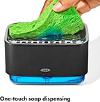 OXO Good Grips Soap Dispensing Sponge Holder - Image 3