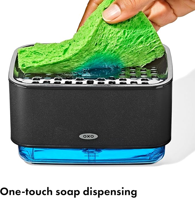 OXO Good Grips Soap Dispensing Sponge Holder - Image 3