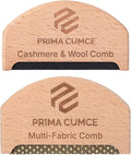 2 PCS Wooden Sweater Comb for De-Pilling Cashmere, Manual Lint Remover by PrimaCumce