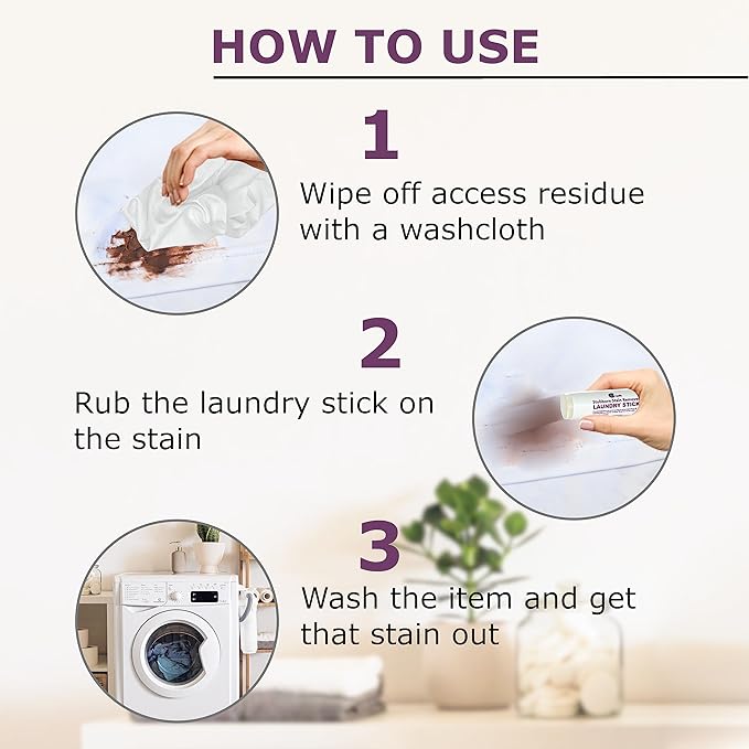 Cadie Laundry Stain Remover Stick – Pre Wash Spot Cleaner - Image 4