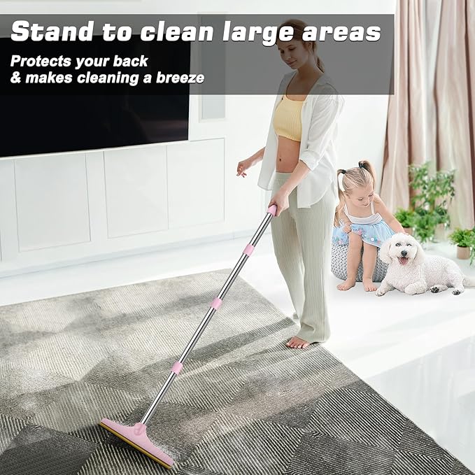 B-Land Carpet Rake for Pet Hair Removal, Reusable Pet Hair Remover - Image 4