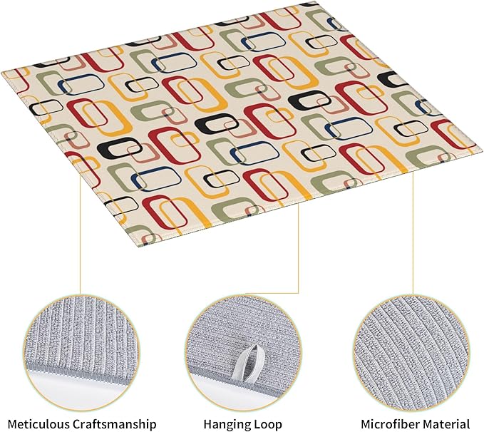 Mid Century Modern Retro Dish Drying Mat - Image 5