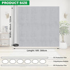 winemana Window Insulation Roll, 48IN x 10FT Reflective Heat Shield Bubble Film - Image 3