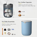EKO Fandy 0.58 Gal/2.2L Mini Trash Can - Image 3