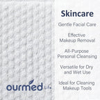 Ourmed Life Face Towels, Disposable Biodegradable Clean Facial Towels - Image 3
