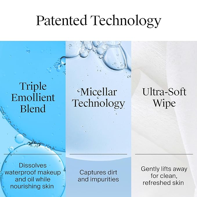 Neutrogena Makeup Remover Wipes Micellar Alcohol-Free Face Towelettes Remove - Image 4