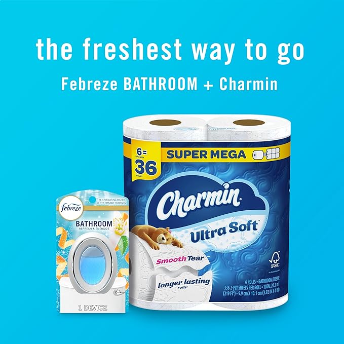 Febreze Bathroom Air Freshener, Odor-Fighting, Plug In Alternative, Air - Image 8