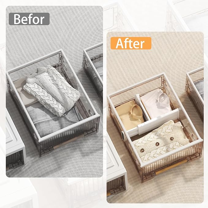 REBECAT 10 Pack Drawer Dividers - Image 5