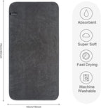 KinHwa Microfiber Bathroom Hand Towel Gym Towels Ultra Soft Super Absorbent - Image 2