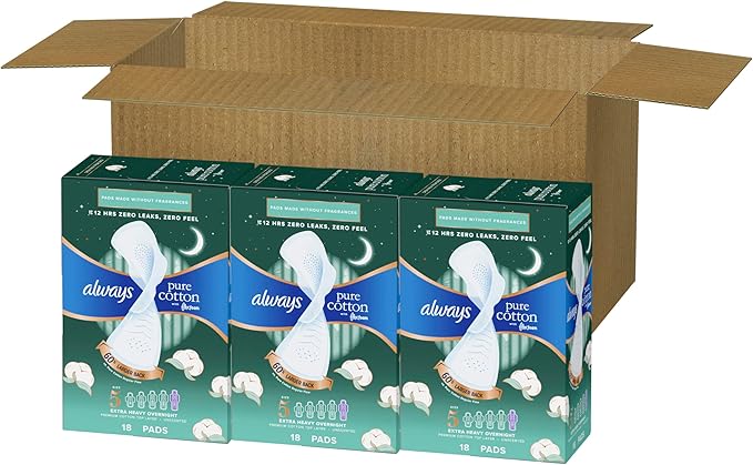 Always Pure Cotton Feminine Pads - Image 13