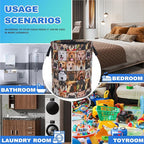 Cute Dog Laundry Basket Animal Pet Oxford Cloth Laundry Hamper - Image 4
