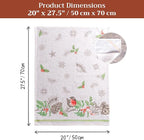 Maison d' Hermine Kitchen Towels Set of 3 100% Cotton 20" x 27.5" Reusable - Image 7