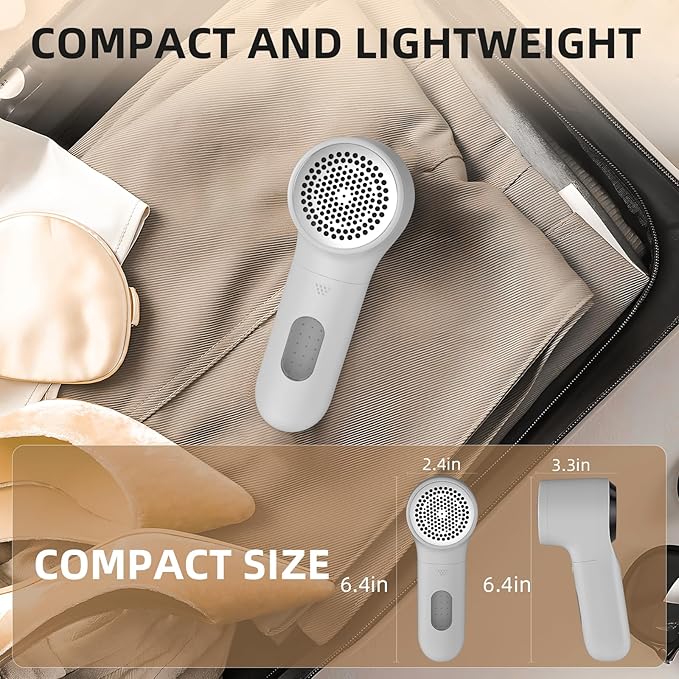 Fabric Shaver, Electric Lint Remover, Rechargeable Lint Shaver, Household - Image 4