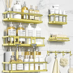 YASONIC Shower Caddy, 6 Pack Large Capacity Bath Organizer by YASONIC