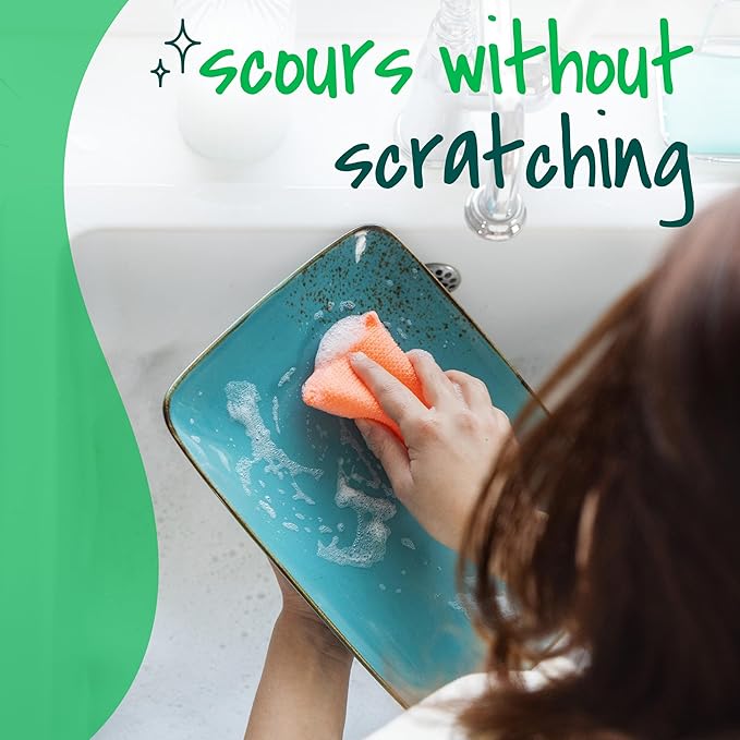Scotch-Brite Dobie Non-Scratch All-Purpose Scrub Pads, 6 Total Pads, Reusable - Image 5