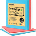 HOMERHYME Swedish Dishcloths, 10 Pack Kitchen Towels Dish Rags, Absorbent by HOMERHYME