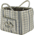 Quilted Fabric Storage Basket by Unknown