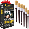Soft Boar Hair Car Detailing Brush Set by DetailDudes