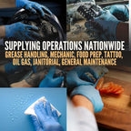 Cestus 5 Mil Nitrile Gloves Disposable Latex Free, Chemical Resistant, Food Prep - Image 5