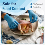 Food Safe Disposable Gloves, Latex-Free Powder-Free - Image 2