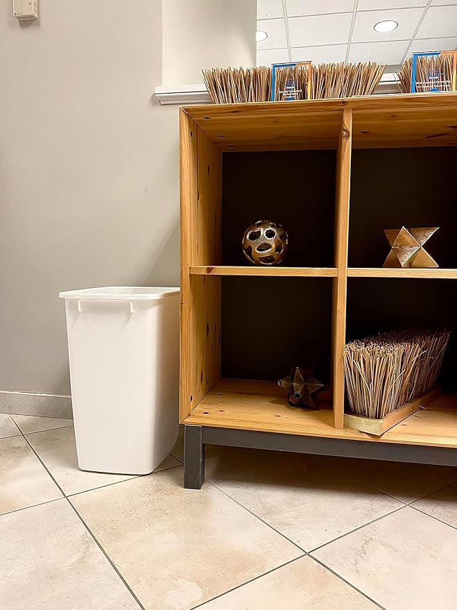 Rubbermaid Small Kitchen Bathroom Trash Can, 9 Gallons, Waste Basket - Image 5