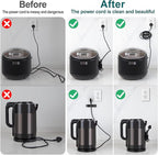 Upgraded Cord Organizer for Appliances, Large ABS Cord Wrapper - Image 3