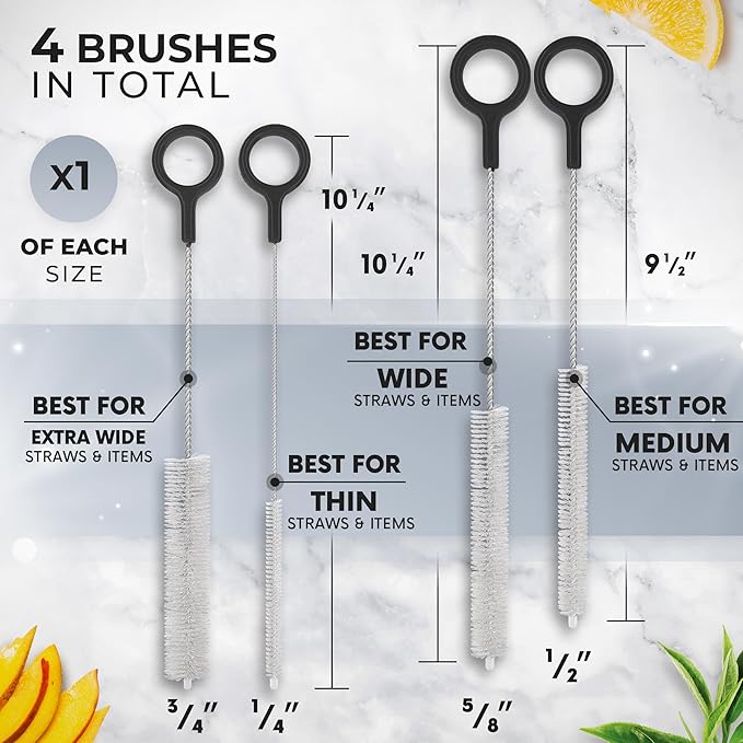 Heavy Duty Cleaning Brushes Set of 4 - Image 2