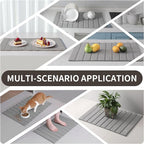 Stone Drying Mat for Kitchen Counter-Super Absorbent PU Dish Drying Mat - Image 7