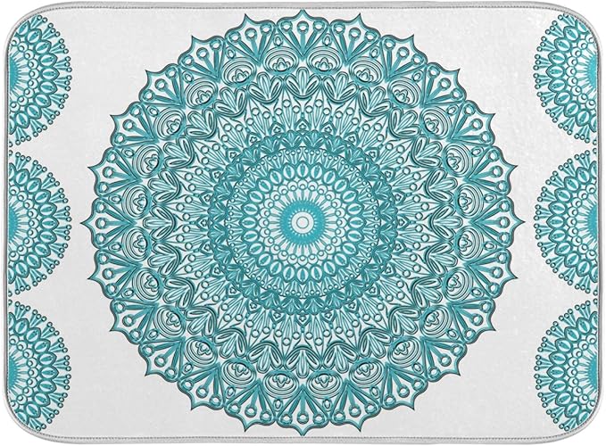 Super Absorbent Dish Drying Mat, Microfiber Fast-Drying Dish Mat, Kitchen Dish by senya
