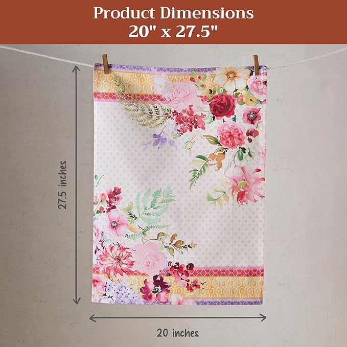Maison d' Hermine Kitchen Towel 100% Combed Cotton Premium Set of 3 - Image 5