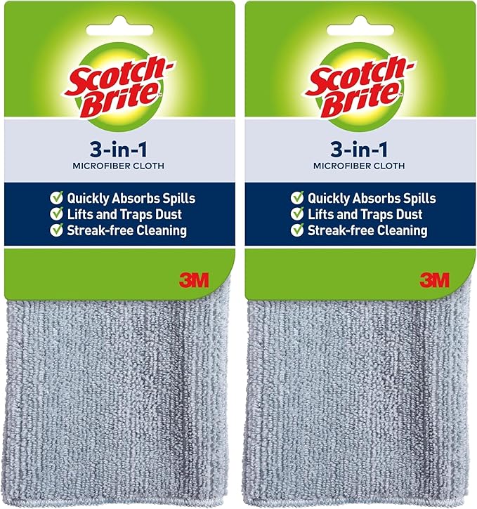 Scotch-Brite 3-in-1 Microfiber Kitchen Cloth by Scotch-Brite