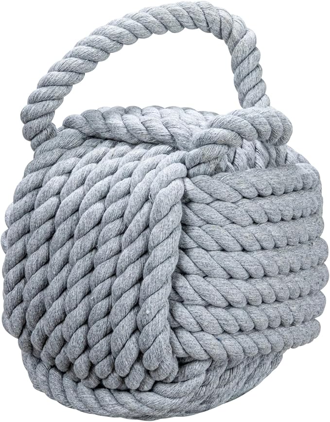 Nautical Rope Knot Decorative Cotton Door Stop - Image 2