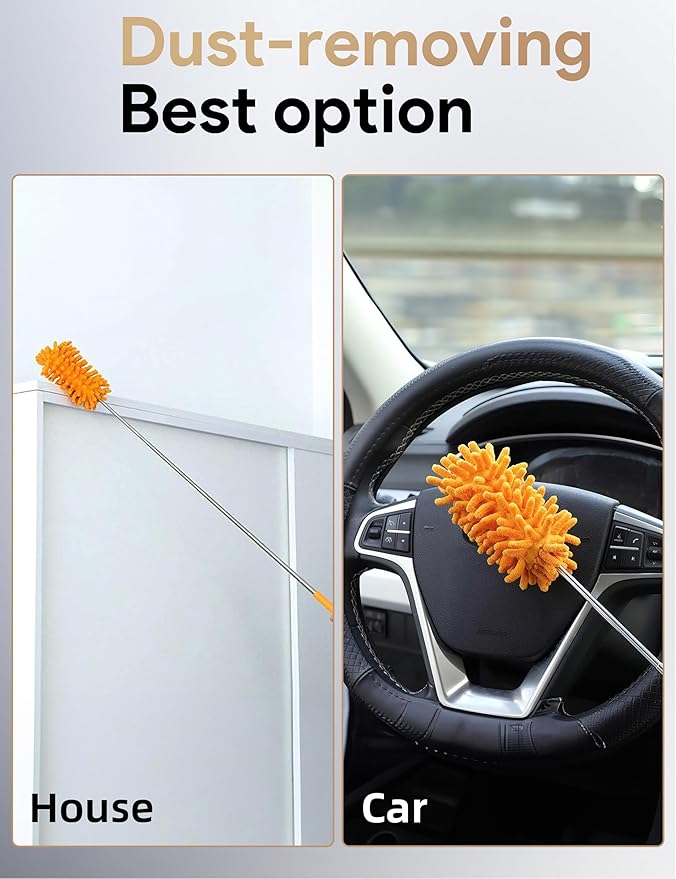Microfiber Duster for Cleaning, Tukuos Hand Washable Dusters - Image 5