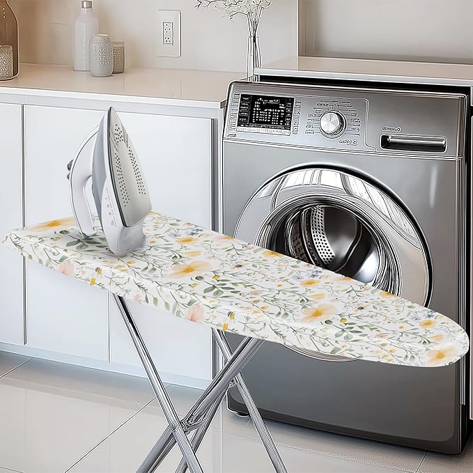 Floral Ironing Board Cover, Standard Size Cotton Iron Board Covers - Image 5