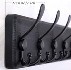 WEBI Coat Rack Wall Mount, Coat Hooks Wall Mounted Rustic, Large Coat Hanger - Image 5