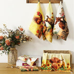 Breling Set of 6 Farmhouse Animal Kitchen Towels Funny Dish Towel Bathroom - Image 3