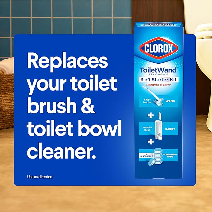 Clorox ToiletWand Disposable Toilet Cleaning System, Spring Cleaning Essential - Image 8