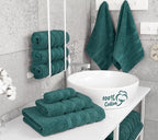 American Soft Linen Luxury 6 Piece Towel Set, 2 Bath Towels 2 Hand Towel 2 - Image 2