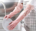 Dishwashing Cleaning Gloves Tear-Resistant Rubber Household Cleaning Gloves by Unknown