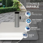 US Weight 40 Pound Umbrella Base - Weighted Umbrella base For Use With Patio Table – Heavy Duty Base- Made in the USA - Image 3