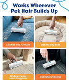 Triton Pet Hair Removal Tool w/Fur Trapping Compartment and Detachable Handle - Image 6
