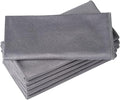 6 Pack Microfiber Glass Cleaning Cloth, 16 Inch X 16 Inch, Lint Free Quickly by Puomue