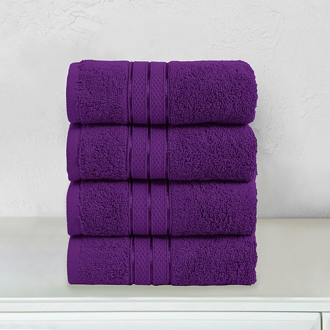 Elegant Comfort Three Line Popcorn Towel Set - Image 2
