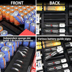 ALCYON Large Capacity 269 Battery Organizer Storage Case - Image 5