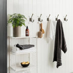 khtumeware Vintage Wall Hooks, 5 Pack Coat Hooks Hardware Towel Hooks - Image 3