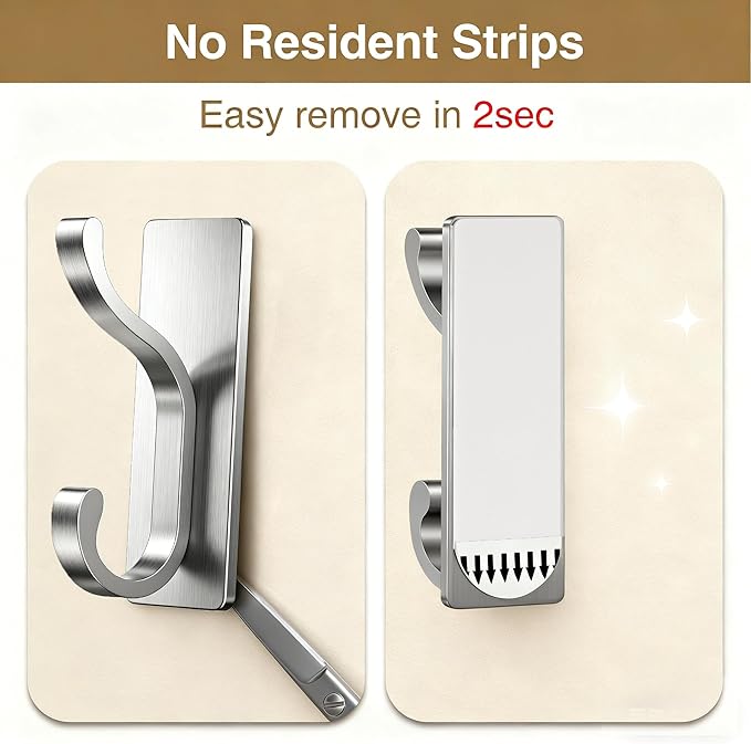 pickpiff Wall Hooks with Adhesive Strip - Image 3