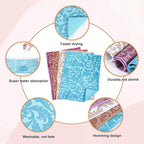 4pcs microfiber dish drying mat dish drying mats - Image 3