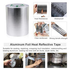 BOMEI PACK Adhesive Aluminum Foil Heat Shield Tape 1 Pack 6inch x 66ft - Image 3