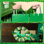 Weysat 120 Pcs St. Patrick's Day Clothes Pins 2.9 Inch Wooden Clothespins Deep - Image 6